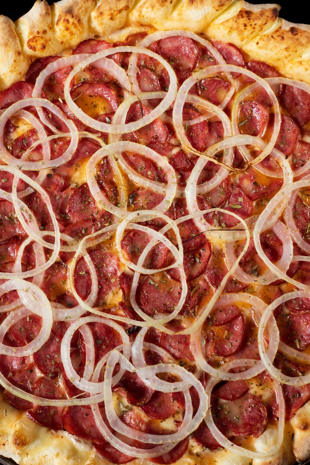 Detalhe da pizza